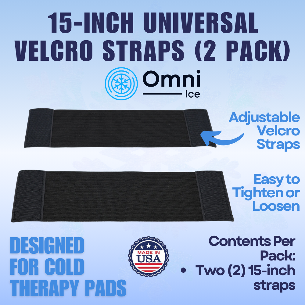 $16 Deals - 15-Inch Universal Cold Therapy Velcro Straps (2 Pack) by Omni Ice™