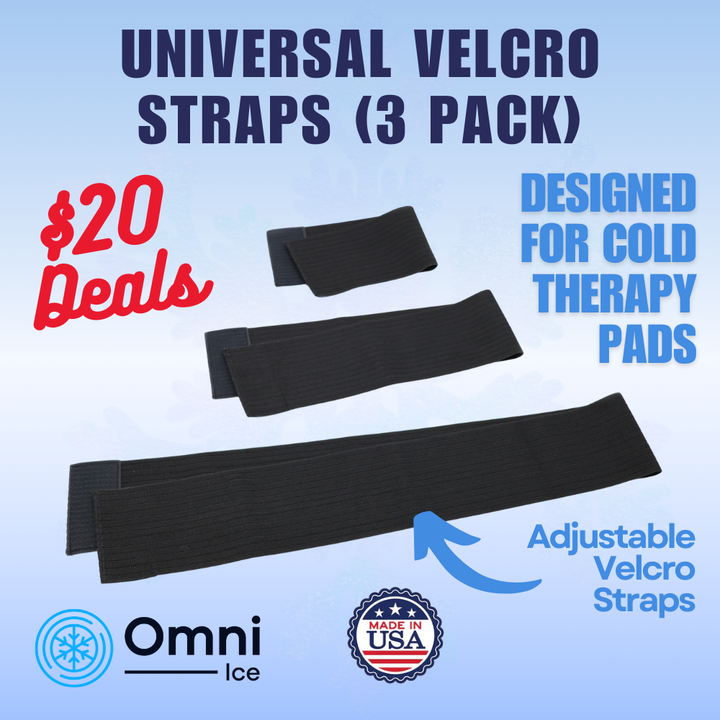 $20 Deals - Universal Cold Therapy Velcro Straps (3 Pack) by Omni Ice™