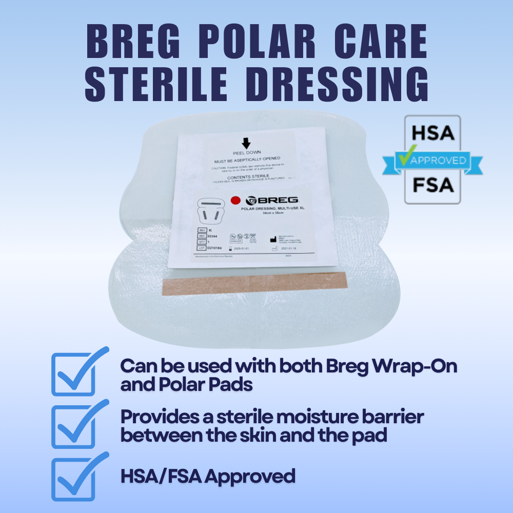 Breg® Polar Care Cube & Glacier Sterile Dressings - 02344 Breg® Polar Care Cube & Glacier Sterile Dressings - Sterile Multi-Use XL Polar Dressing 02344 by Supply Physical Therapy Accessories,Breg,Breg Accessories,Cube,Cube Accessories,Glacier,Glacier Accessories,Replacement,Sterile,Wraps