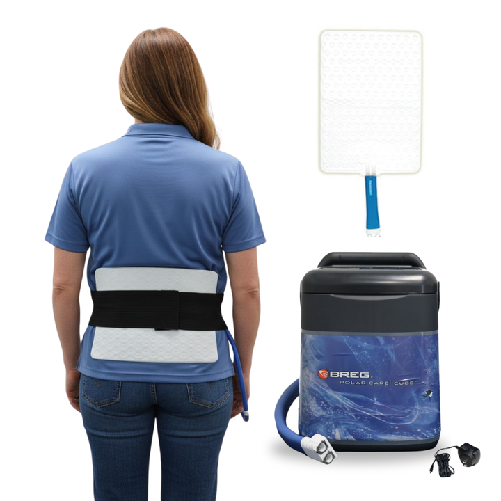 Breg® Polar Care Cube System w/ Wrap-On Pads - 10701-02520 Breg® Polar Care Cube System w/ Wrap-On Pads - Polar Care Cube and Long Stem Large Rectangle by Supply Physical Therapy Breg,Cold Therapy Units,Combos,Cube