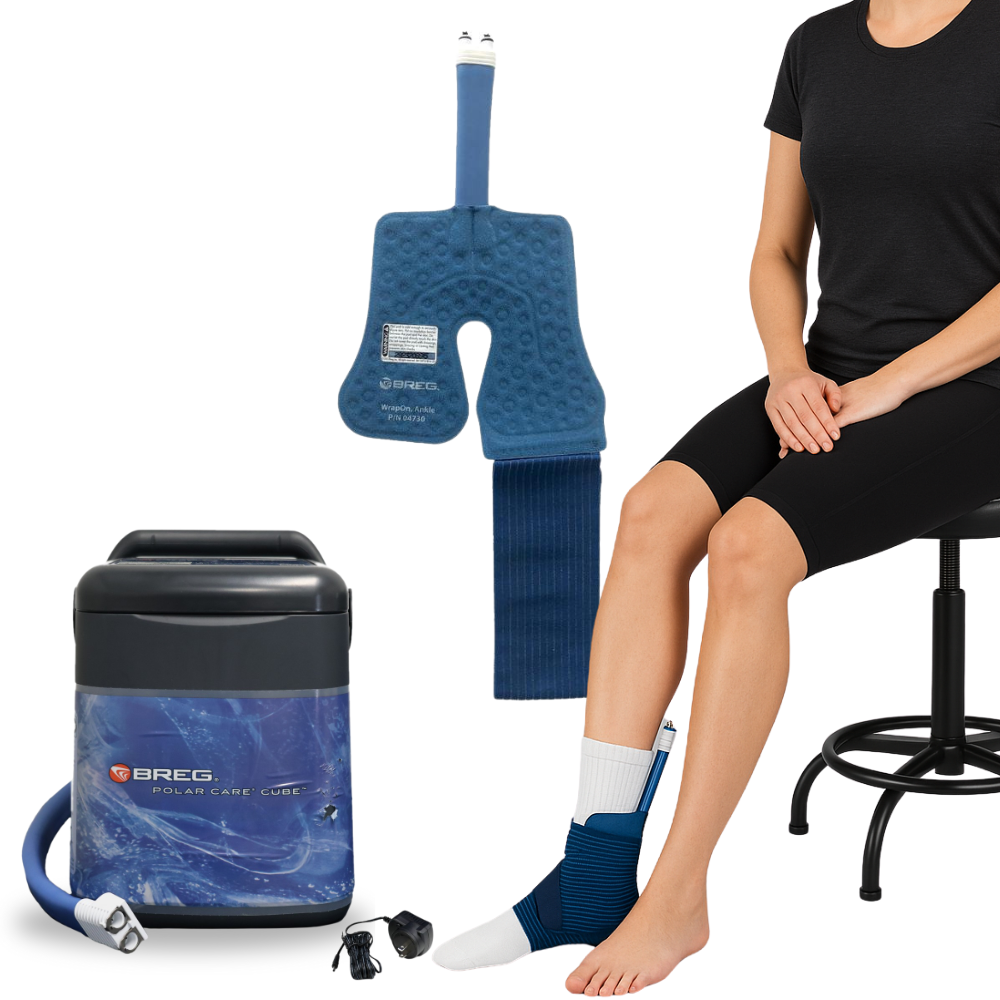 Breg® Polar Care Cube System w/ Wrap-On Pads - 10701 Breg® Polar Care Cube System w/ Wrap-On Pads - Polar Care Cube-Cooler Only No Pad by Supply Physical Therapy Breg,Cold Therapy Units,Combos,Cube