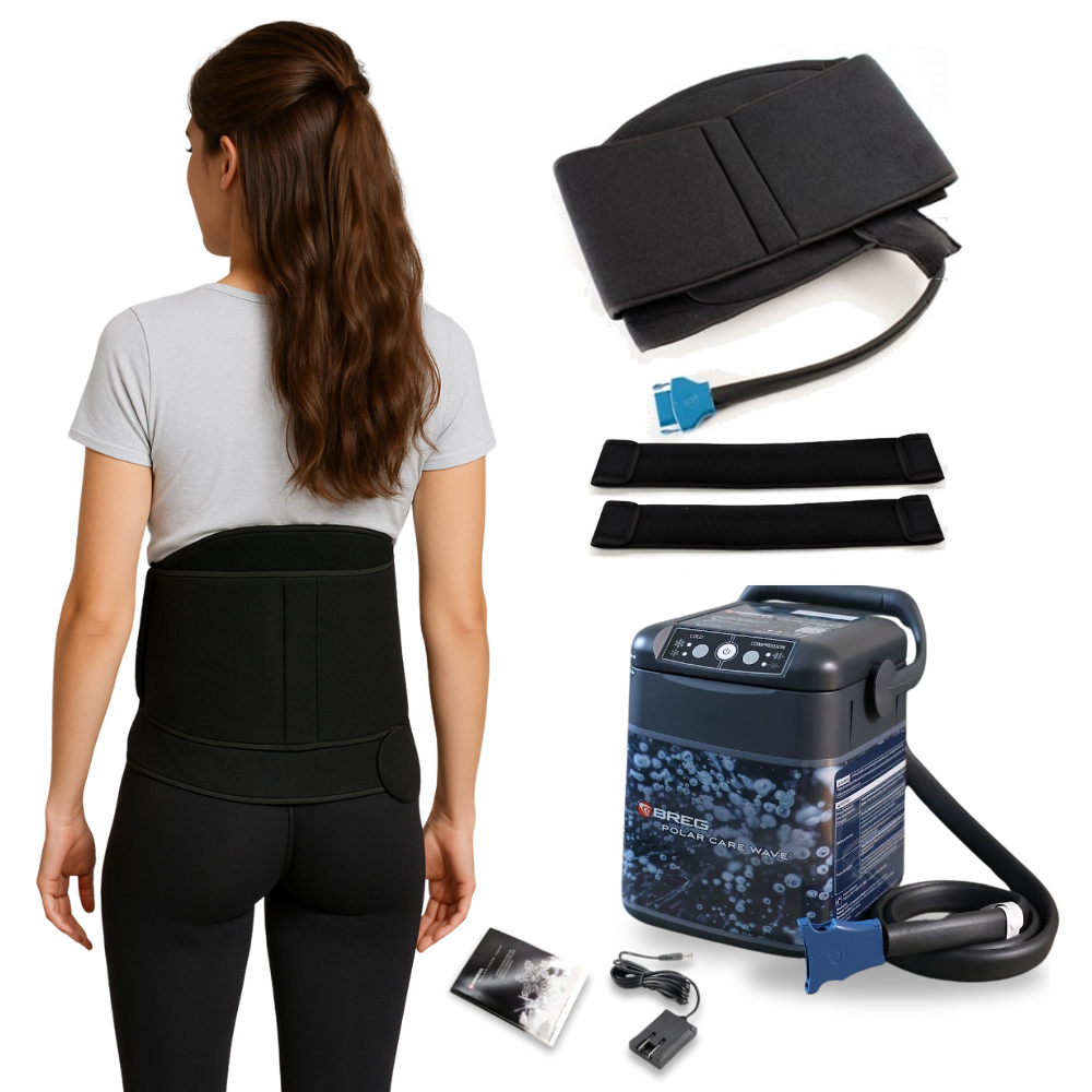 Breg® Polar Care Wave w/ Cold Compression Back Pad - 100577-C00020 Breg® Polar Care Wave w/ Cold Compression Back Pad - Default Title by Supply Physical Therapy Back,Breg,Cold Therapy Units,Polar Care Wave