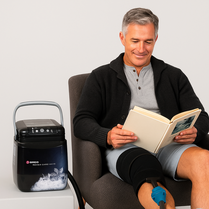 Breg® Polar Care Wave w/ Cold Compression Knee Pad - 100577-C00017 Breg® Polar Care Wave w/ Cold Compression Knee Pad - PC Wave Compression Regular Knee Pad by Supply Physical Therapy Breg,Cold Therapy Units,Knee,Polar Care Wave