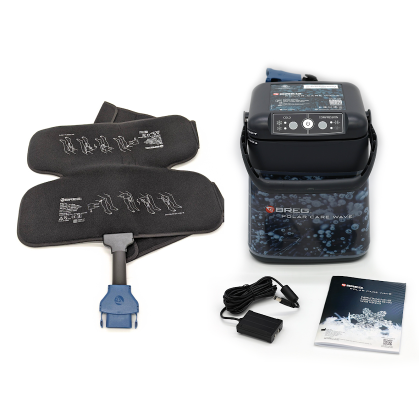 Breg® Polar Care Wave w/ Cold Compression Knee Pad - 100577-C00017 Breg® Polar Care Wave w/ Cold Compression Knee Pad - PC Wave Compression Regular Knee Pad by Supply Physical Therapy Breg,Cold Therapy Units,Knee,Polar Care Wave