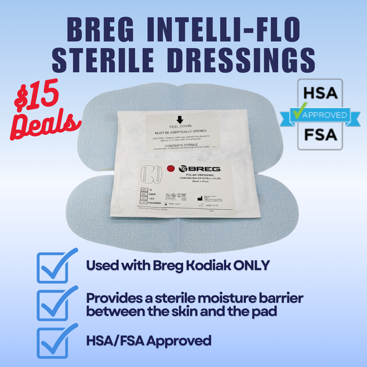 $15 Deals - Breg® Kodiak Intelli-flo Sterile Dressings - 10630 $15 Deals - Breg® Kodiak Intelli-flo Sterile Dressings - Sterile Multi-Use/ knee/ shoulder Polar Dressing 10630 by Supply Physical Therapy Deals