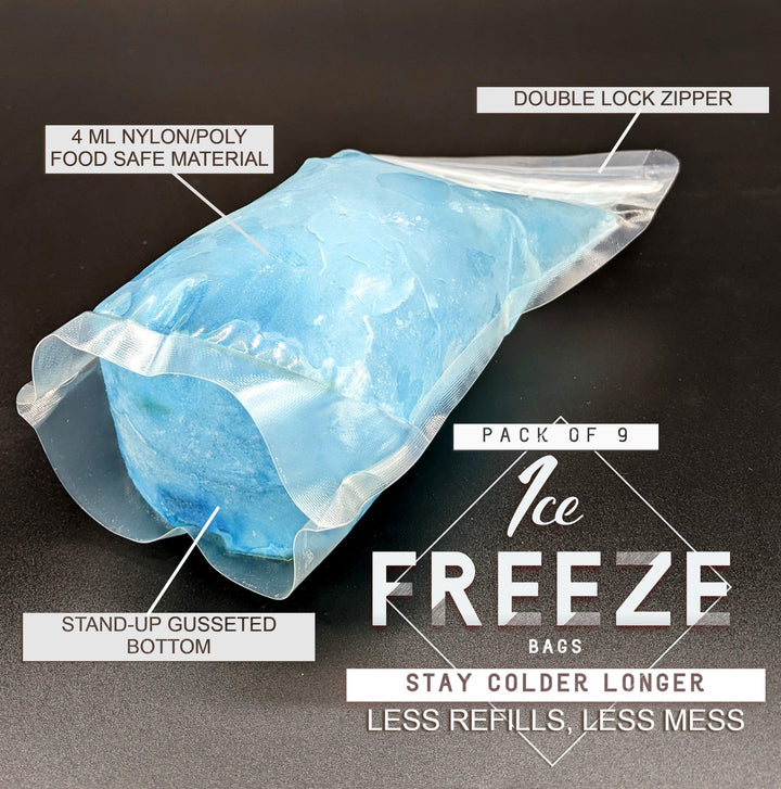 $15 Deals - Ice Freeze Bags (Kit of 12) by Omni Ice™ - SPT-ZBGL3-0 $15 Deals - Ice Freeze Bags (Kit of 12) by Omni Ice™ - Default Title by Supply Physical Therapy