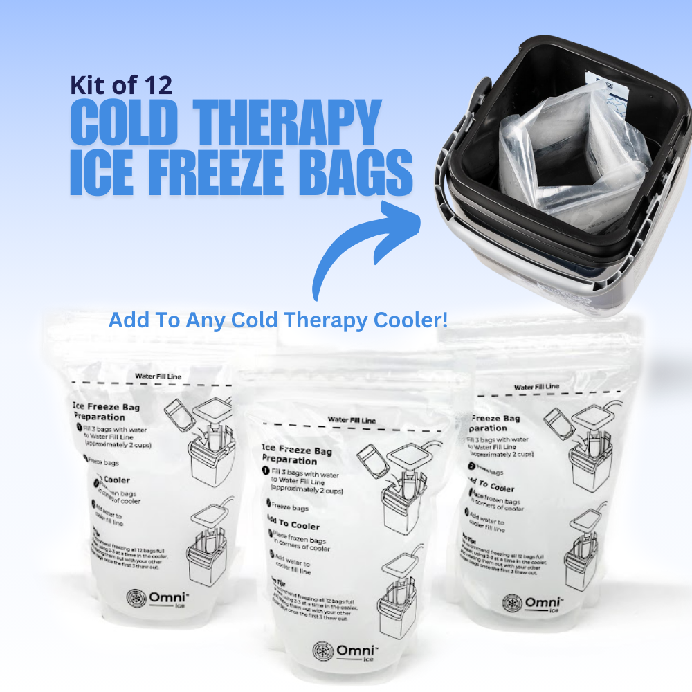 Ice Freeze Bags (Kit of 12) by Omni Ice™ - SPT-ZBGL3 Ice Freeze Bags (Kit of 12) by Omni Ice™ - Default Title by Supply Physical Therapy Accessories,Aircast Accessories,Breg,Breg Accessories,Breg Wave Accessories,Classic3 Accessories,Clear3 Accessories,Cub Accessories,Cube,Cube Accessories,DonJoy,Donjoy Accessories,Glacier,Glacier Accessories,ice wraps,Kodiak,Kodiak Accessories,Polar Care Cube,replacement,Wave
