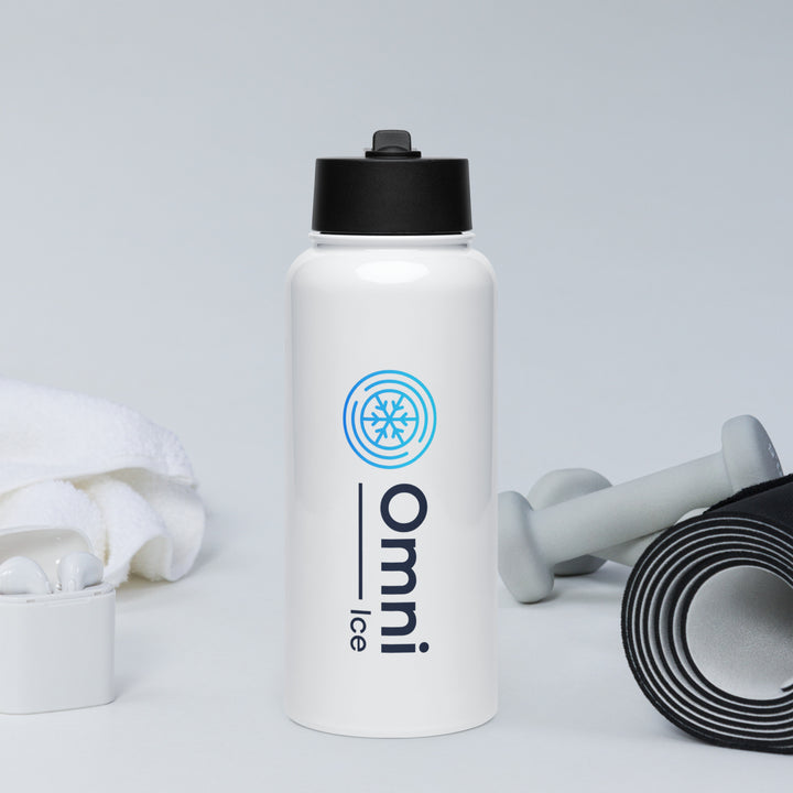 Omni Ice 32 oz Stainless steel water bottle with a straw lid - 1026806_20175 Omni Ice 32 oz Stainless steel water bottle with a straw lid - Default Title by Supply Physical Therapy Omni Ice