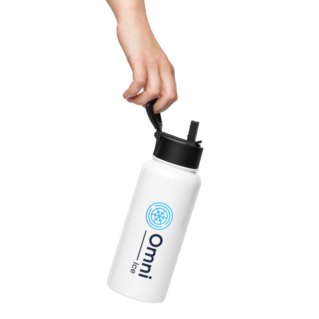 Omni Ice 32 oz Stainless steel water bottle with a straw lid - 1026806_20175 Omni Ice 32 oz Stainless steel water bottle with a straw lid - Default Title by Supply Physical Therapy Omni Ice