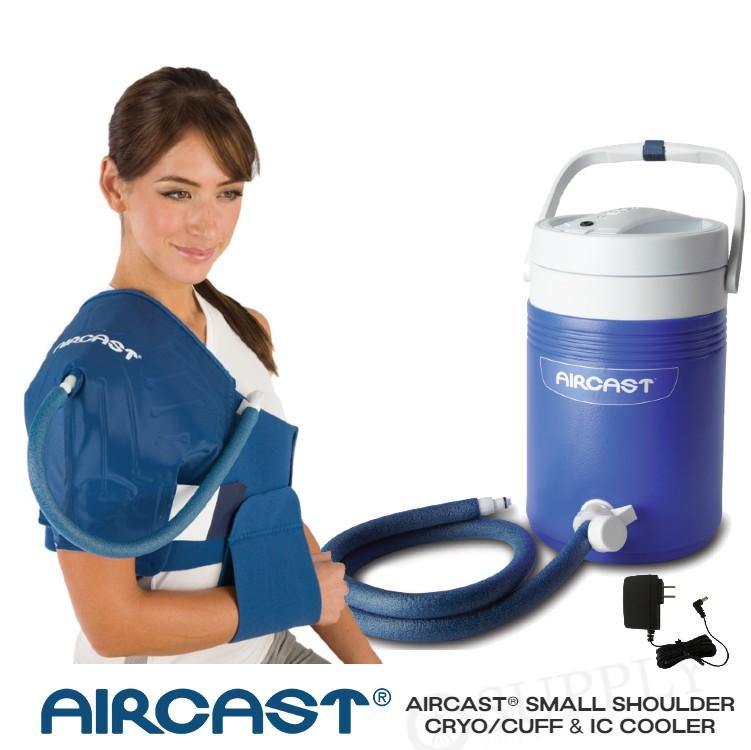 Aircast® Shoulder Cryo Cuff & IC Cooler - 51A-12B01 Aircast® Shoulder Cryo Cuff & IC Cooler - undefined by Supply Physical Therapy Aircast, Cold Therapy Units, Shoulder
