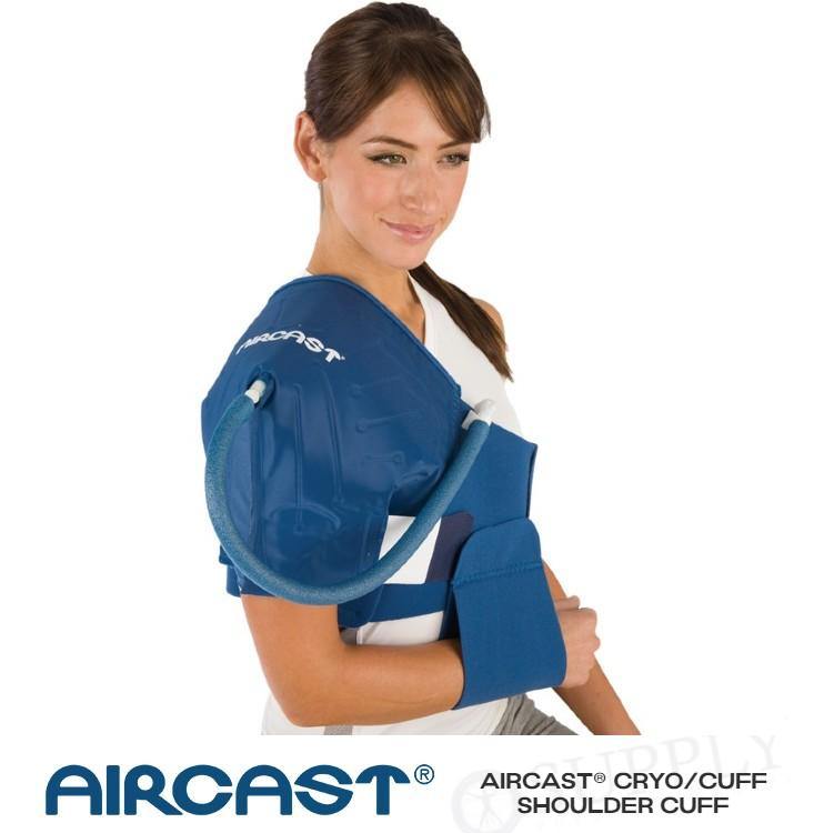 Aircast® Shoulder Cryo Cuff & IC Cooler - 51A-12B01 Aircast® Shoulder Cryo Cuff & IC Cooler - undefined by Supply Physical Therapy Aircast, Cold Therapy Units, Shoulder