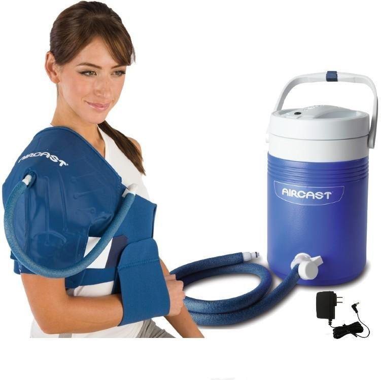 Aircast® Shoulder Cryo Cuff & IC Cooler - 51A-12A01 Aircast® Shoulder Cryo Cuff & IC Cooler - undefined by Supply Physical Therapy Aircast, Cold Therapy Units, Shoulder