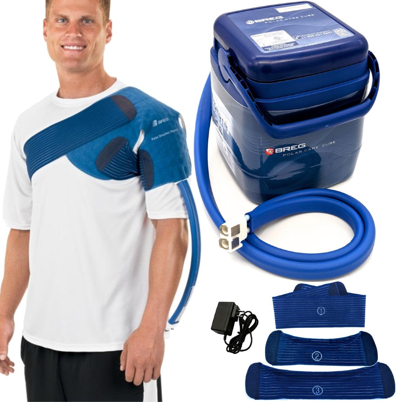 Breg® Polar Care Cube System w/ Wrap-On Pads - 10701-04905 Breg® Polar Care Cube System w/ Wrap-On Pads - undefined by Supply Physical Therapy Breg, Cold Therapy Units, Combos, Cube