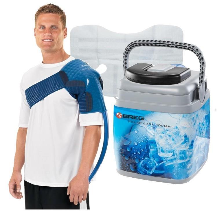 Breg® Polar Care Kodiak w/ Battery & Sterile Pad Combo - 10601-10220-10630-97050 Breg® Polar Care Kodiak w/ Battery & Sterile Pad Combo - undefined by Supply Physical Therapy Battery Powered, Breg, Cold Therapy Units, Kodiak