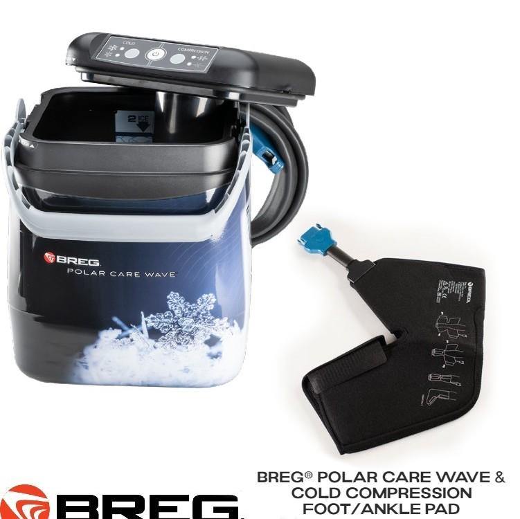 Breg® Polar Care Wave w/ Cold Compression Foot/Ankle Pad - 100577-C00005 Breg® Polar Care Wave w/ Cold Compression Foot/Ankle Pad - undefined by Supply Physical Therapy Ankle, Breg, Cold Therapy Units, Foot, Polar Care Wave