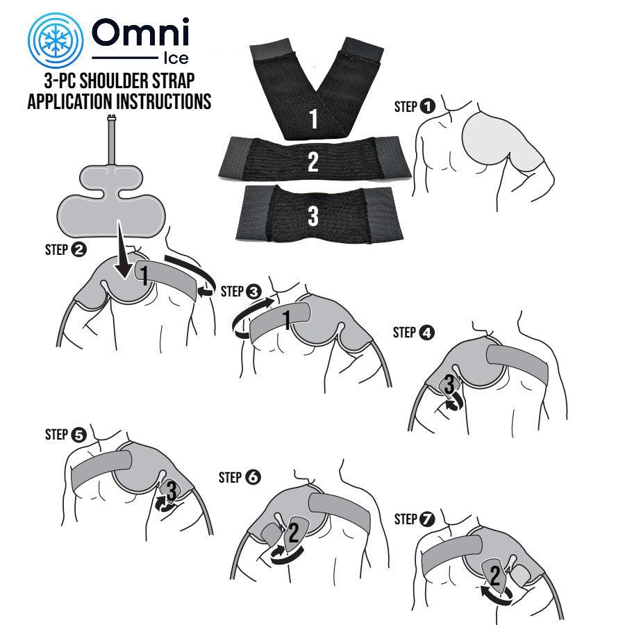 Universal Shoulder Replacement Straps for Cold Therapy Pads (3 pcs) - OI-CS3 Universal Shoulder Replacement Straps for Cold Therapy Pads (3 pcs) - undefined by Supply Physical Therapy Accessories, Accessory, Aircast Accessories, Best Seller, Breg, Breg Accessories, Breg Wave Accessories, Classic3 Accessories, Clear3 Accessories, Compression Straps, DonJoy, Ossur, Replacement, Shoulder, Straps, Wraps