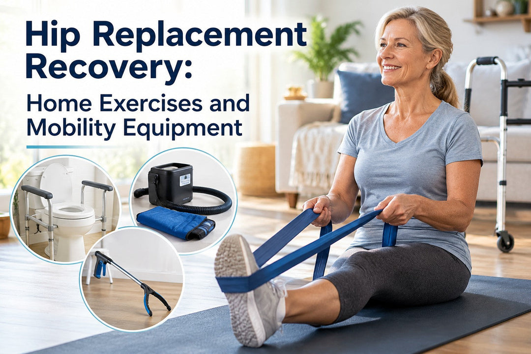 Hip Replacement Recovery: Home Exercises and Mobility Equipment