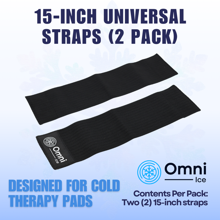15 Inch Universal Cold Therapy Compression Straps (2 Pack) by Omni Ice - 15UNIVERSALSTRAP-2 15 Inch Universal Cold Therapy Compression Straps (2 Pack) by Omni Ice - Black by Supply Physical Therapy Accessories, Accessory, Aircast Accessories, Best Seller, Breg, Breg Accessories, Breg Wave Accessories, Classic3 Accessories, Clear3, Clear3 Accessories, Compression Straps, DonJoy, Kodiak, Kodiak Accessories, Omni Ice, Ossur, Replacement, Straps, Wraps