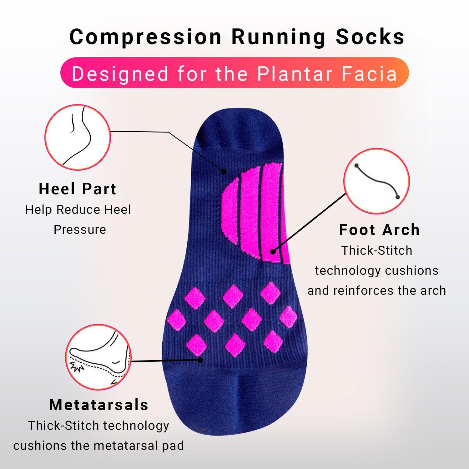 3-Pack Premium Plantar Fasciitis Compressions Socks with Advanced Arch Support (Pack of 3 Pairs) - SPFSMB 3-Pack Premium Plantar Fasciitis Compressions Socks with Advanced Arch Support (Pack of 3 Pairs) - undefined by Supply Physical Therapy Compression socks, Physical Therapy