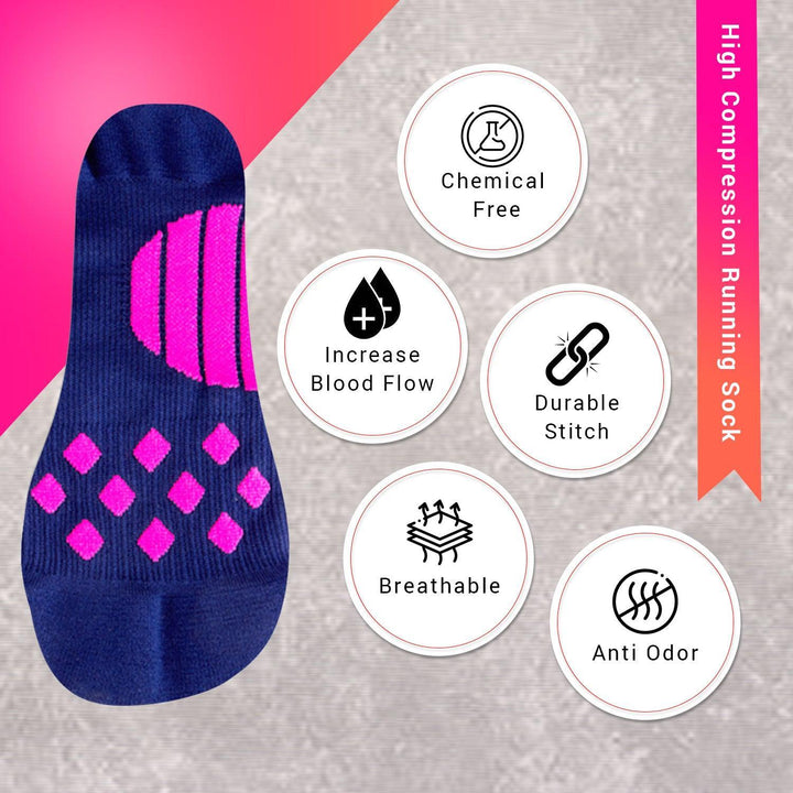 3-Pack Premium Plantar Fasciitis Compressions Socks with Advanced Arch Support (Pack of 3 Pairs) - SPFSMB 3-Pack Premium Plantar Fasciitis Compressions Socks with Advanced Arch Support (Pack of 3 Pairs) - Small/Medium / Blue by Supply Physical Therapy _label_Black Friday Deals, black friday, Compression socks, Physical Therapy