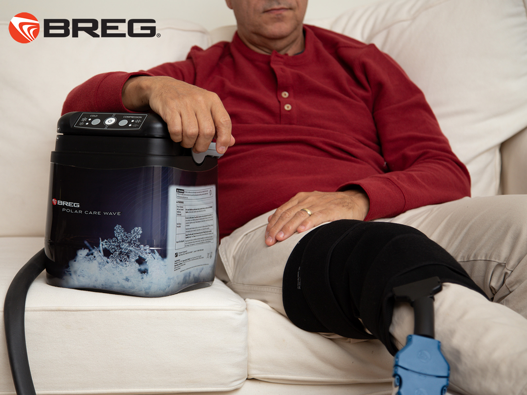 Breg® Polar Care Wave w/ Cold Compression Knee Pad