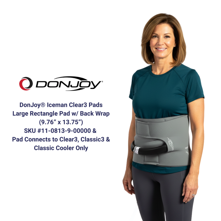 Donjoy® IceMan Clear3 w/ Rectangle Pad & Lumbar Option