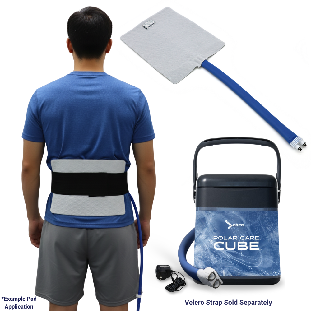 Breg® Polar Care Cube System w/ Wrap-On Pads - 10701-02420 Breg® Polar Care Cube System w/ Wrap-On Pads - Polar Care Cube & One (1) Large Rectangle Pad by Supply Physical Therapy Breg,Cold Therapy Units,Combos,Cube