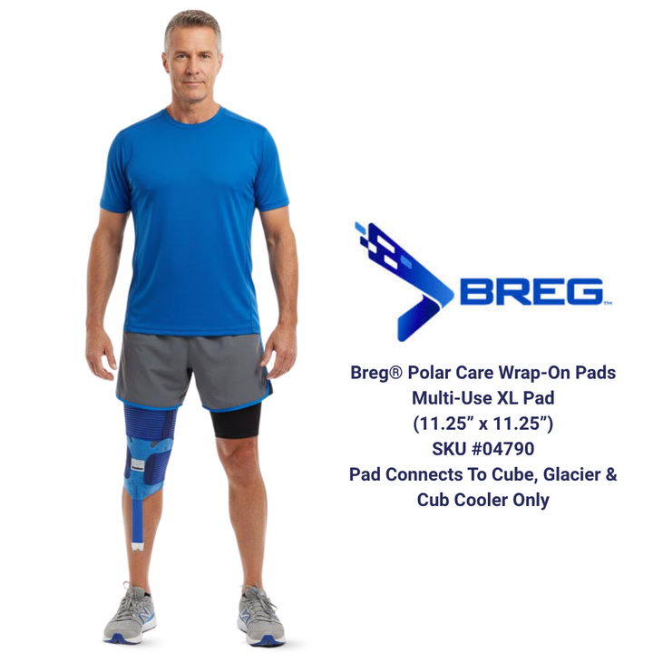 Breg® Polar Care Cube System w/ Wrap-On Pads - 10701-02420 Breg® Polar Care Cube System w/ Wrap-On Pads - Polar Care Cube & One (1) Large Rectangle Pad by Supply Physical Therapy Breg,Cold Therapy Units,Combos,Cube