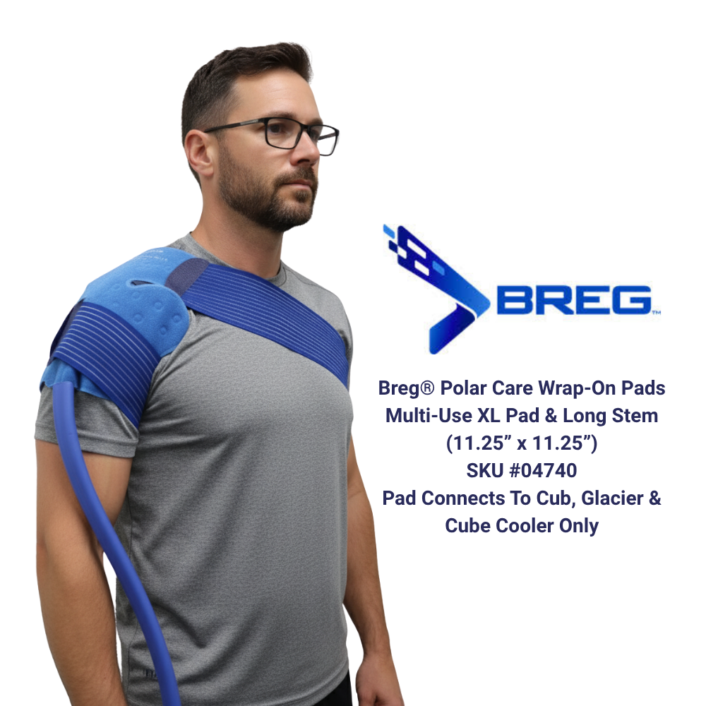 Breg® Polar Care Cube System w/ Wrap-On Pads - 10701-02420 Breg® Polar Care Cube System w/ Wrap-On Pads - Polar Care Cube & One (1) Large Rectangle Pad by Supply Physical Therapy Breg,Cold Therapy Units,Combos,Cube