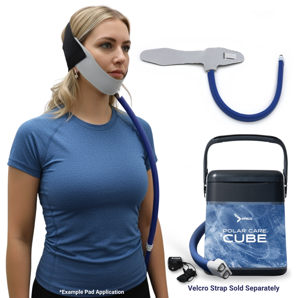 Breg® Polar Care Cube System w/ Wrap-On Pads - 10701-02420 Breg® Polar Care Cube System w/ Wrap-On Pads - Polar Care Cube & One (1) Large Rectangle Pad by Supply Physical Therapy Breg,Cold Therapy Units,Combos,Cube