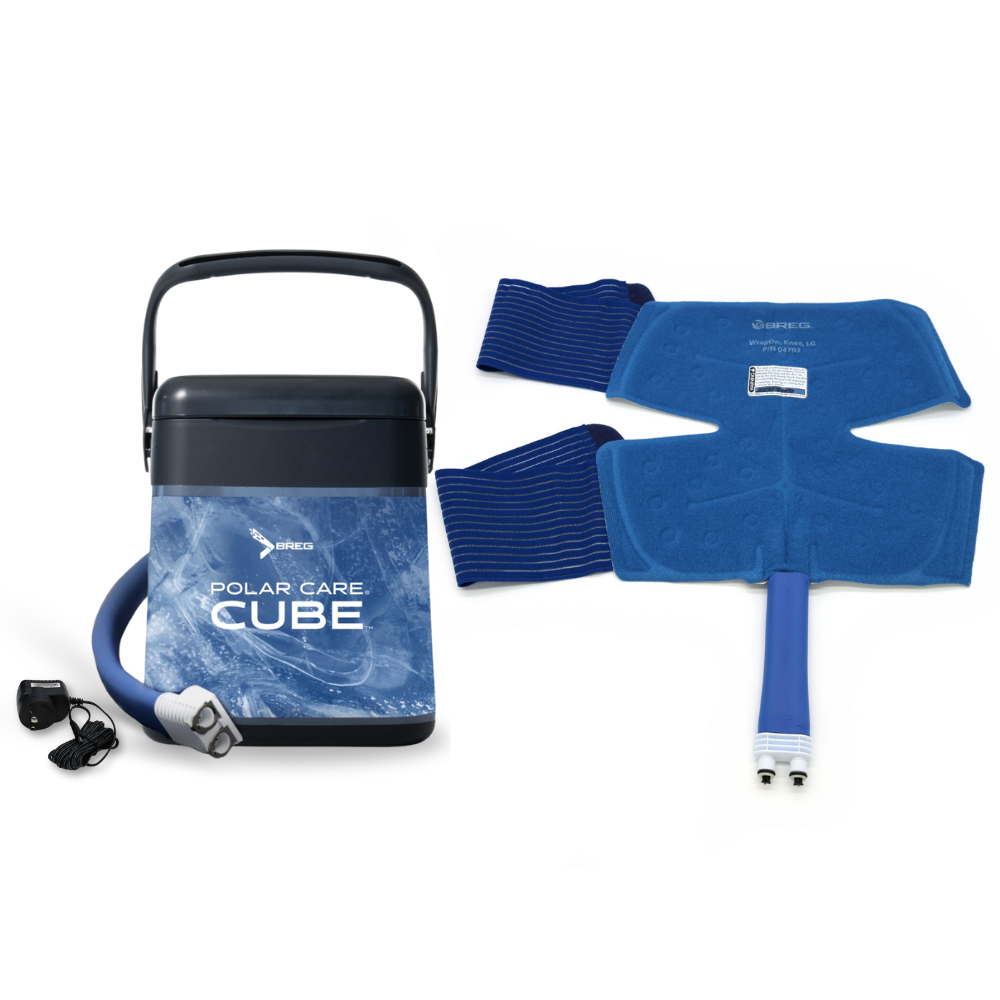 Breg® Polar Care Cube w/ Knee Pad - 10701-04700 Breg® Polar Care Cube w/ Knee Pad - Polar Care Cube w/ Regular Knee by Supply Physical Therapy Best Seller,Breg,Cube,Knee