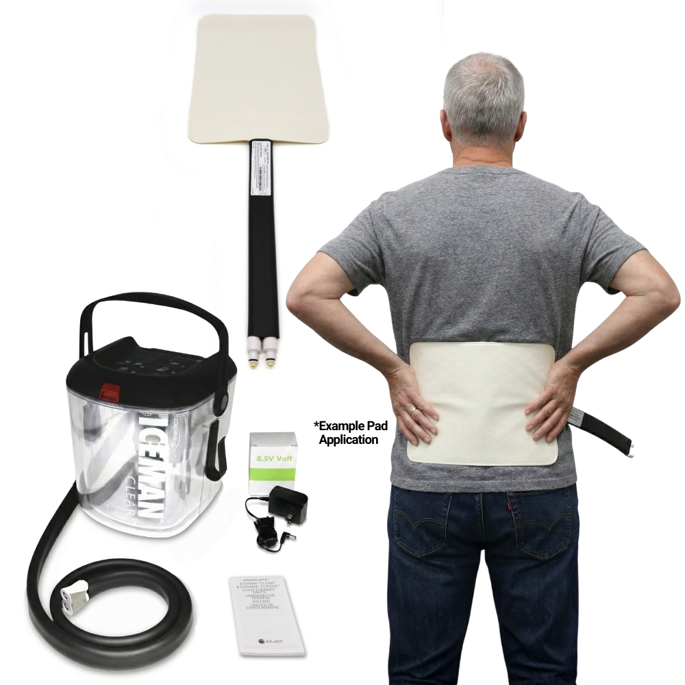 DonJoy® IceMan Clear3 w/ Wrap-On Pads