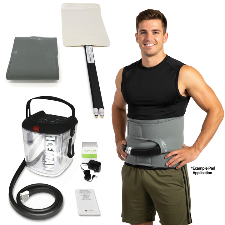 DonJoy® IceMan Clear3 w/ Wrap-On Pads