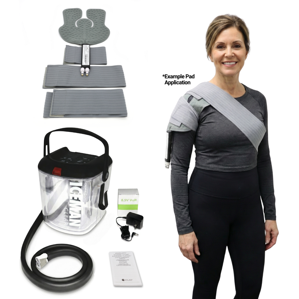 Donjoy® IceMan Clear3 w/ Universal Pad Options