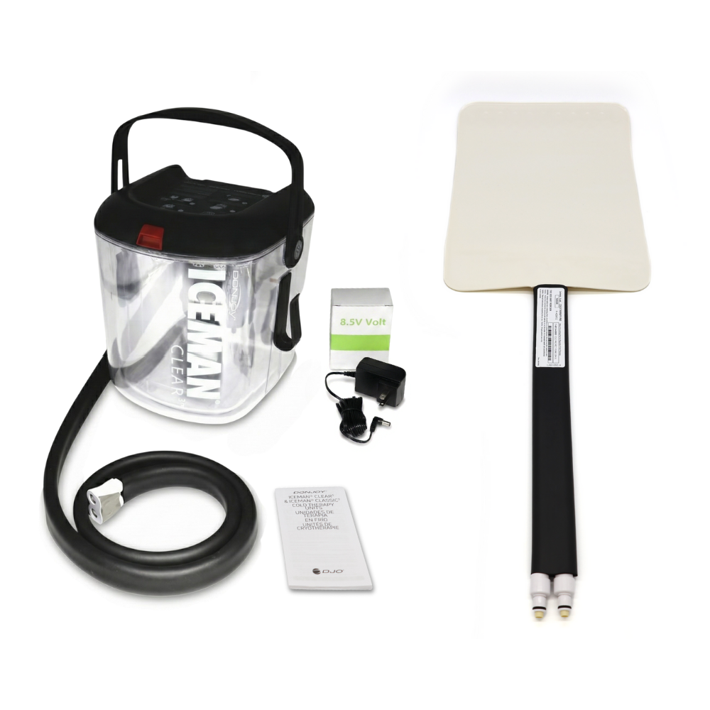 Donjoy® IceMan Clear3 w/ Rectangle Pad & Lumbar Option