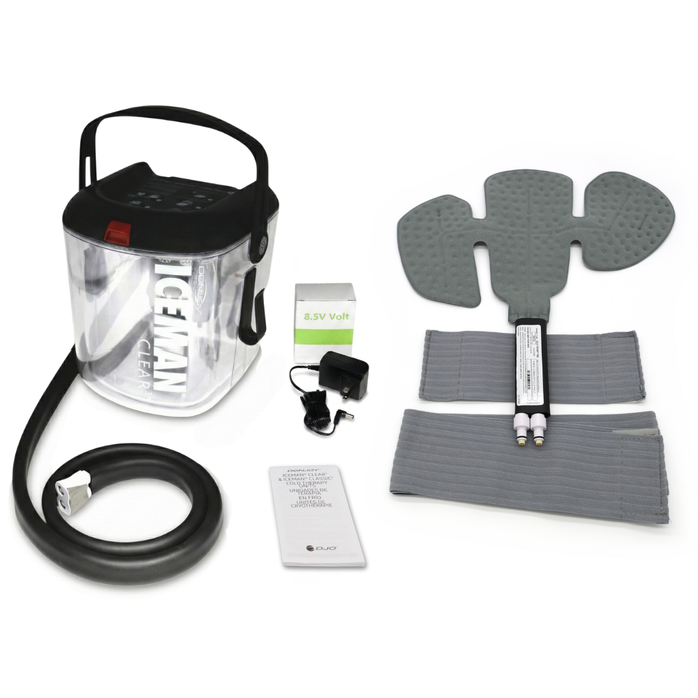 DonJoy® IceMan Clear3 w/ Wrap-On Pads