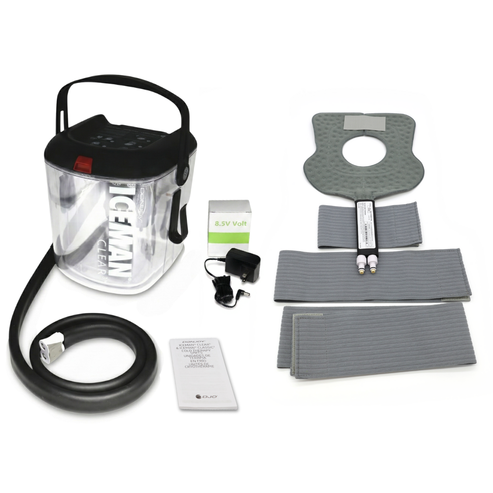 DonJoy® IceMan Clear3 w/ Wrap-On Pads