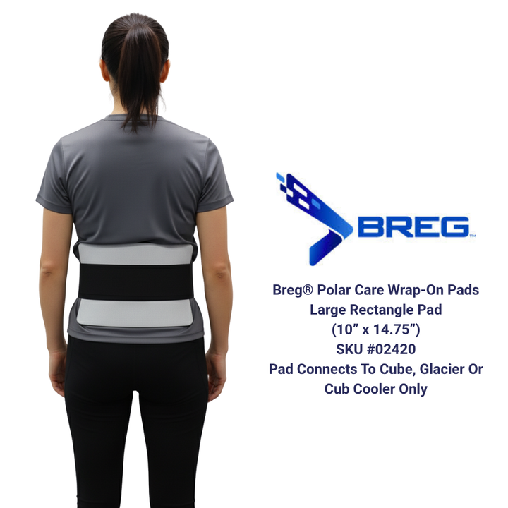 Breg® Polar Care Cube System w/ Wrap-On Pads - 10701-02420 Breg® Polar Care Cube System w/ Wrap-On Pads - Polar Care Cube & One (1) Large Rectangle Pad by Supply Physical Therapy Breg,Cold Therapy Units,Combos,Cube