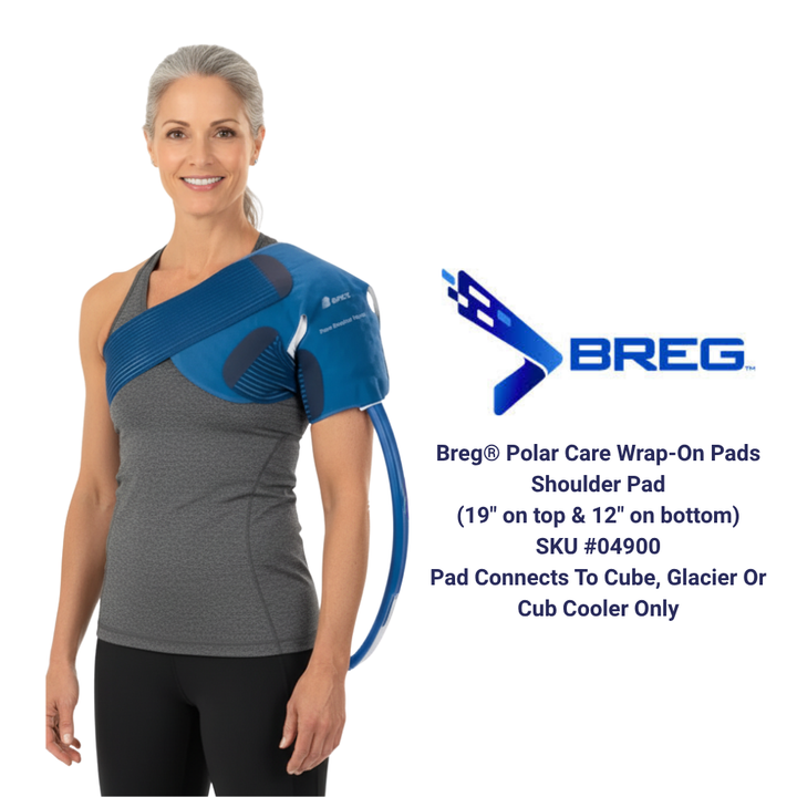 Breg® Polar Care Cube System w/ Wrap-On Pads - 10701-02420 Breg® Polar Care Cube System w/ Wrap-On Pads - Polar Care Cube & One (1) Large Rectangle Pad by Supply Physical Therapy Breg,Cold Therapy Units,Combos,Cube