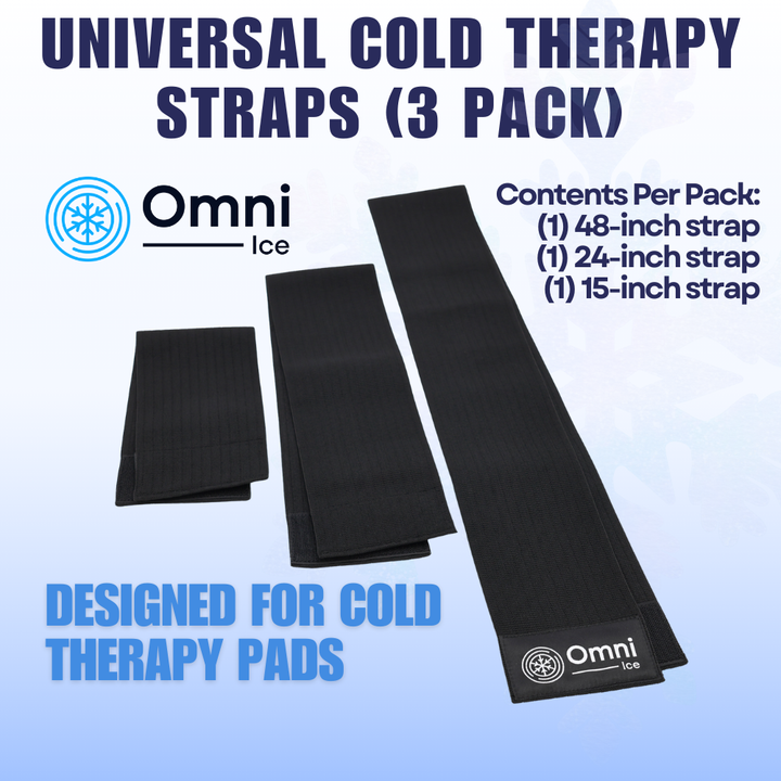 $20 Deals - Universal Cold Therapy Velcro Straps (3 Pack) by Omni Ice™