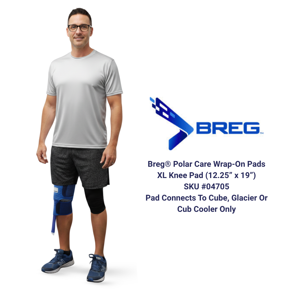 Breg® Polar Care Cube System w/ Wrap-On Pads - 10701-02420 Breg® Polar Care Cube System w/ Wrap-On Pads - Polar Care Cube & One (1) Large Rectangle Pad by Supply Physical Therapy Breg,Cold Therapy Units,Combos,Cube