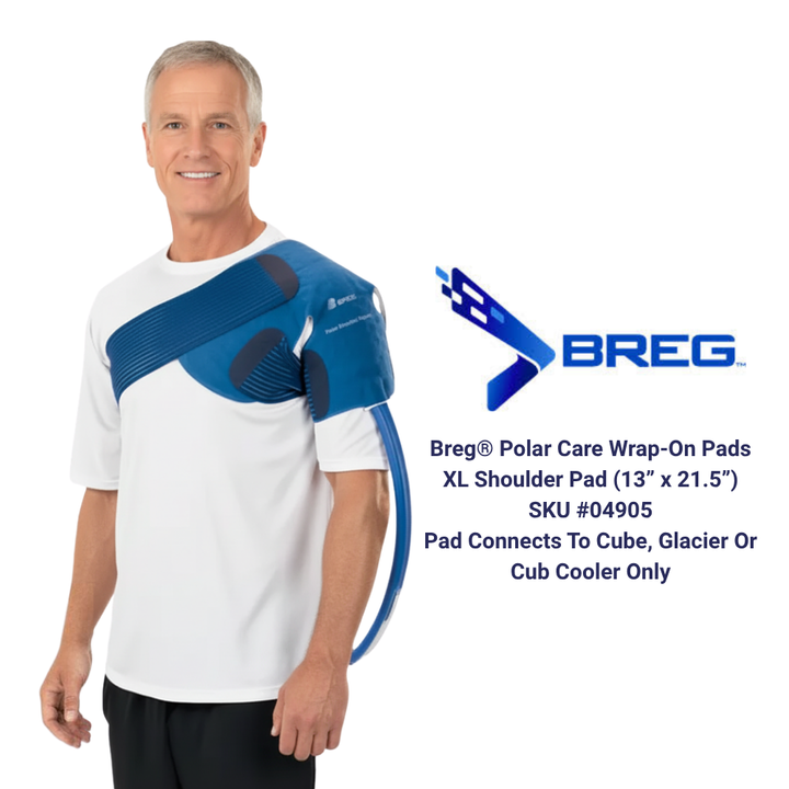 Breg® Polar Care Cube System w/ Wrap-On Pads - 10701-02420 Breg® Polar Care Cube System w/ Wrap-On Pads - Polar Care Cube & One (1) Large Rectangle Pad by Supply Physical Therapy Breg,Cold Therapy Units,Combos,Cube