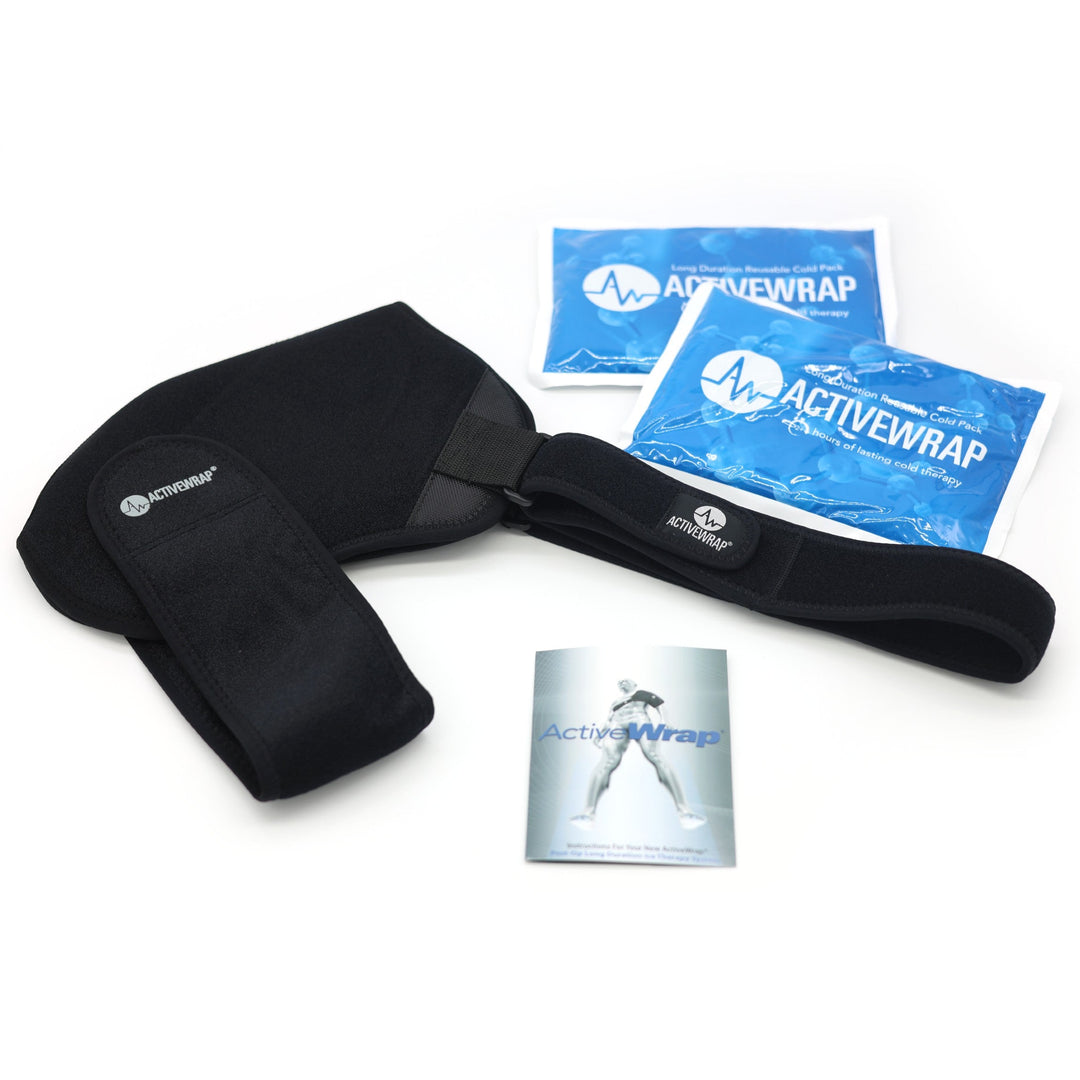 ActiveWrap® Pro 2-4 Hour Shoulder Ice Wrap w/ Two (2) 7"x10" Long Duration Gel Packs - Bawsh13 ActiveWrap® Pro 2-4 Hour Shoulder Ice Wrap w/ Two (2) 7"x10" Long Duration Gel Packs - Default Title by Supply Physical Therapy 