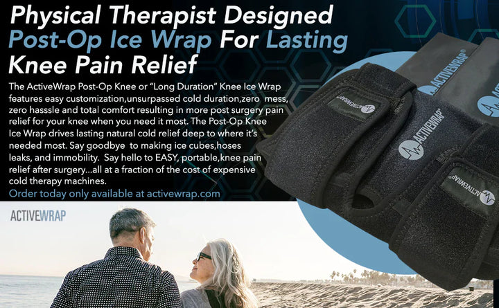 ActiveWrap® Pro 4+ Hour Knee Ice Wrap - bawk14 ActiveWrap® Pro 4+ Hour Knee Ice Wrap - Default Title by Supply Physical Therapy 