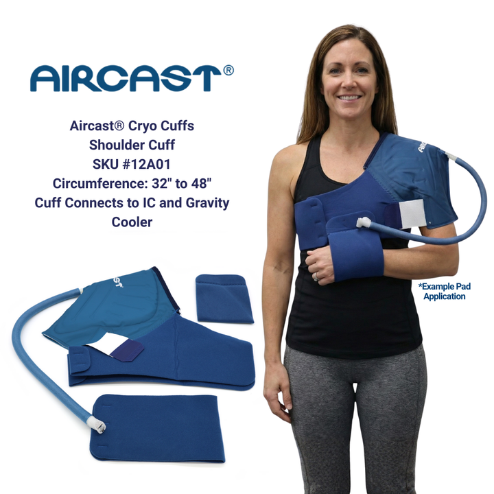 Aircast® Cryo Cuff IC Replacement Wraps - 12A01 Aircast® Cryo Cuff IC Replacement Wraps - Shoulder Cuff by Supply Physical Therapy Accessories, Aircast, Aircast Accessories, Cryo Cuff IC, CryoCuffMain, Wraps