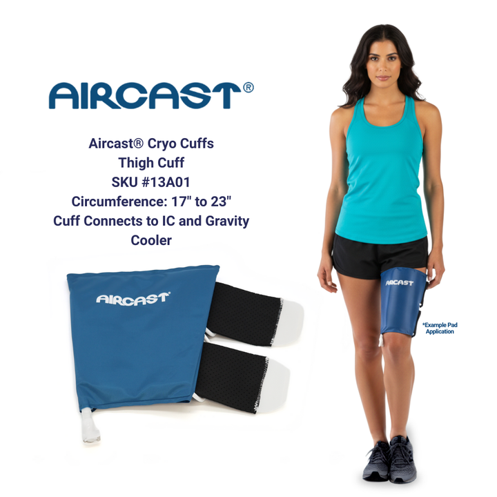 Aircast® Cryo Cuff IC Replacement Wraps - 13A01 Aircast® Cryo Cuff IC Replacement Wraps - Thigh Wrap Large 17"-23" by Supply Physical Therapy Accessories, Aircast, Aircast Accessories, Cryo Cuff IC, CryoCuffMain, Wraps