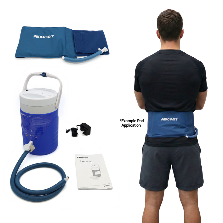 Aircast® Cryo/Cuffs & IC Coolers - 51A-14A01 Aircast® Cryo/Cuffs & IC Coolers - Aircast IC Cooler & One (1) Back/Hip/Rib Cryo/Cuff by Supply Physical Therapy Accessories, Aircast, CryoCuffMain, Elbow, GravityMain, Shoulder, Spine, Wraps