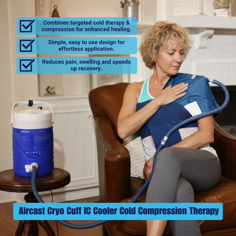 Aircast® Elbow Cryo Cuff & IC Cooler - 51A-15A01 Aircast® Elbow Cryo Cuff & IC Cooler - Aircast® Elbow Cryo Cuff by Supply Physical Therapy Aircast, Cold Therapy Units, Elbow