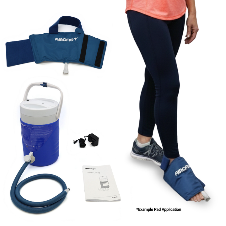 Aircast® Foot Cryo Cuff & IC Cooler - 51A-10C01 Aircast® Foot Cryo Cuff & IC Cooler - Aircast® Cryo Cuff Cooler & One (1) Medium Foot Cuff by Supply Physical Therapy Aircast, CryoCuffMain, Foot and Ankle