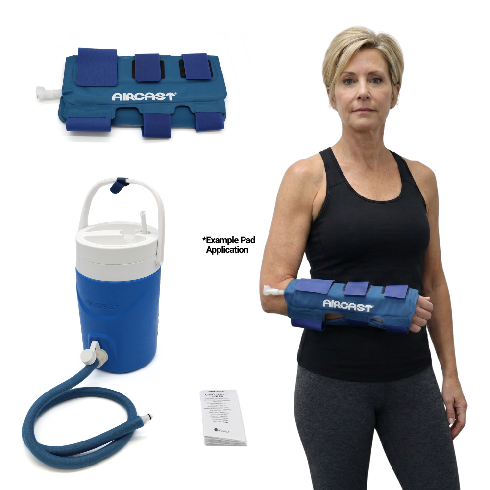 Aircast® Gravity Cooler System + Cryo Cuffs - 2125-16A01 Aircast® Gravity Cooler System + Cryo Cuffs - Gravity Cooler & One (1) Hand/Wrist Cryo/Cuff by Supply Physical Therapy Aircast, Best Seller, Cold Therapy Units, Gravity